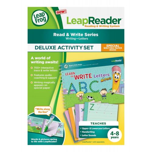  LeapFrog LeapReader Deluxe Writing Workbook: Learn to Write Letters with Mr. Pencil