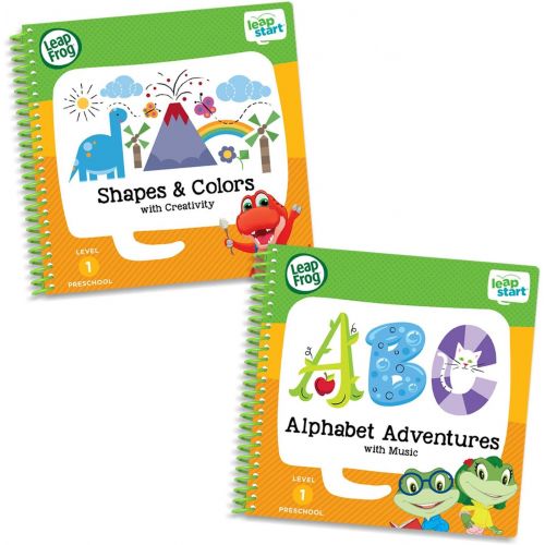  LeapFrog Leapstart Preschool Activity Book Bundle with ABC, Shapes & Colors, Level 1