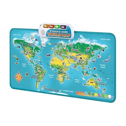  LeapFrog Touch & Learn World Map (English Version)