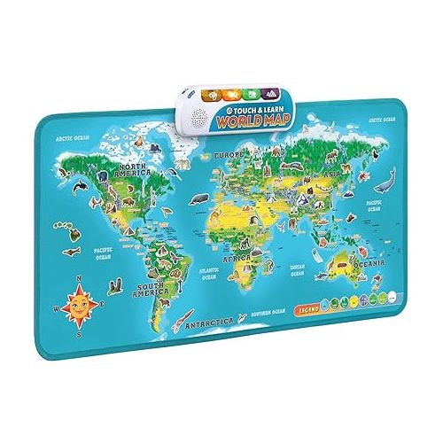  LeapFrog Touch & Learn World Map (English Version)