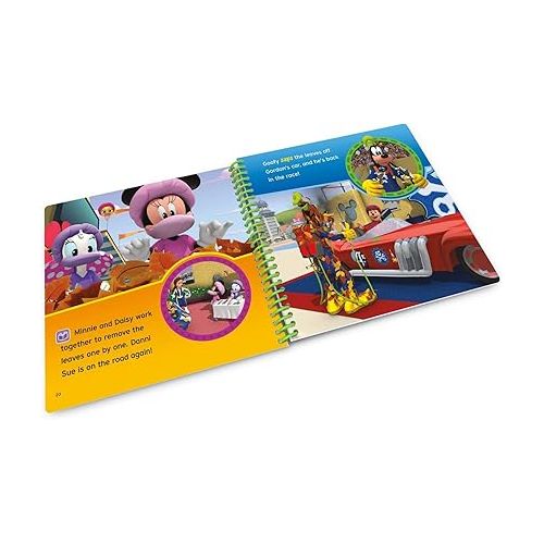  LeapFrog Leapstart Nursery: Mickey and The Roadster Racers Pit Crews to The Rescue Story Book (3D Enhanced)