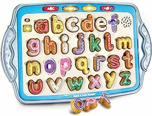 LeapFrog Match & Learn Biscuits, Toy for 2 Year Old, 26 Letter Biscuit Shapes, Food Toy Teaches Letters Colours & Objects, Gift for Kids 2, 3 + Years, English Version