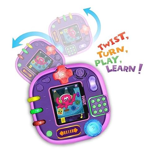  LeapFrog RockIt Twist Handheld Learning Game System, Purple