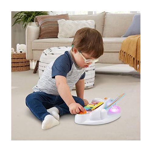  LeapFrog Learn and Groove Rainbow Lights Piano, Multicolor