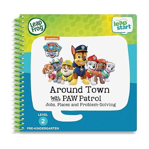  LeapFrog LeapStart Pre-K 4-Pack, for 3-6 yrs includes Mr. Pencil Sharpens Creativity, Read and Write, Around the World, Around Town With PAW Patrol