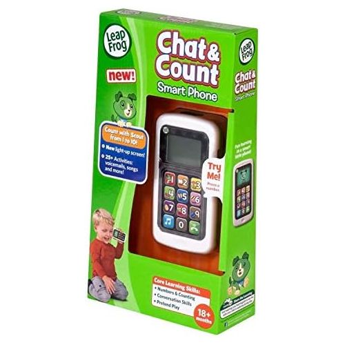  [아마존베스트]LeapFrog Chat and Count Smart Phone, Scout, Assorted Colors