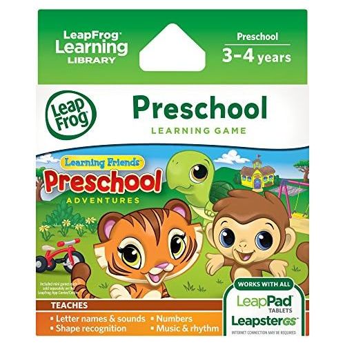  [아마존베스트]LeapFrog Learning Friends: Preschool Adventures Learning Game (for LeapPad3, LeapPad2, LeapPad1, Leapster Explorer, LeapsterGS Explorer)