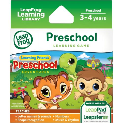  [아마존베스트]LeapFrog Learning Friends: Preschool Adventures Learning Game (for LeapPad3, LeapPad2, LeapPad1, Leapster Explorer, LeapsterGS Explorer)