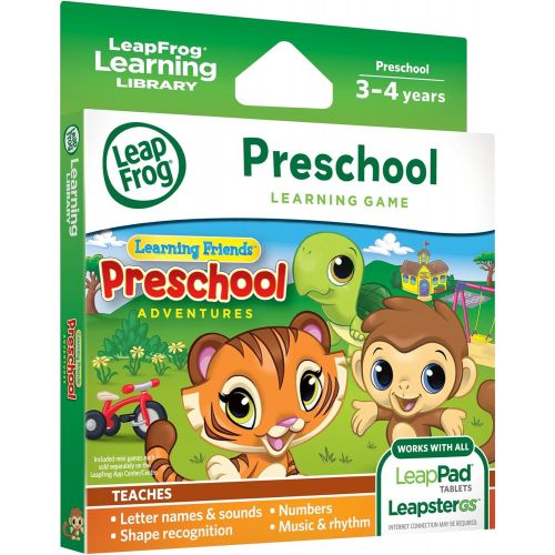  [아마존베스트]LeapFrog Learning Friends: Preschool Adventures Learning Game (for LeapPad3, LeapPad2, LeapPad1, Leapster Explorer, LeapsterGS Explorer)