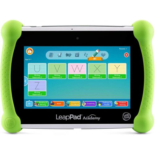  [아마존베스트]LeapFrog LeapPad Academy Kids’ Learning Tablet, Green