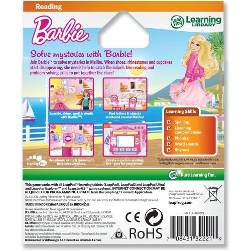  [아마존베스트]LeapFrog Learning Game: Barbie Malibu Mysteries (for LeapPad Tablets and LeapsterGS)