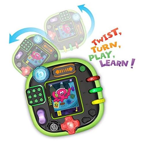  [아마존베스트]LeapFrog RockIt Twist Handheld Learning Game System, Green