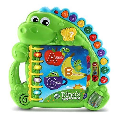  [아마존베스트]LeapFrog Dinos Delightful Day Alphabet Book, Green