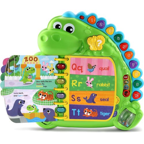  [아마존베스트]LeapFrog Dinos Delightful Day Alphabet Book, Green