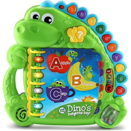  [아마존베스트]LeapFrog Dinos Delightful Day Alphabet Book, Green