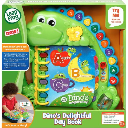  [아마존베스트]LeapFrog Dinos Delightful Day Alphabet Book, Green