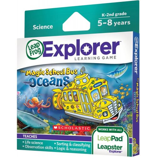  [아마존베스트]LeapFrog The Magic School Bus Oceans Learning Game (Works with LeapPad Tablets, LeapsterGS, and Leapster Explorer)