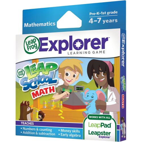  [아마존베스트]LeapFrog LeapSchool Math Learning Game (works with LeapPad Tablets, LeapsterGS, and Leapster Explorer)