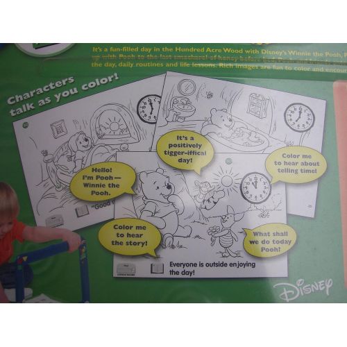  [아마존베스트]Leap Frog Imagination Desk Interactive Color-and-Learn Book and Cartridge: Disneys A Day With Pooh (Life Lessons, Lesson 1)