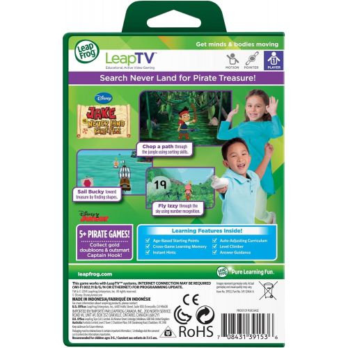  [아마존베스트]LeapFrog LeapTV Disney Jake and The Never Land Pirates Educational, Active Video Game