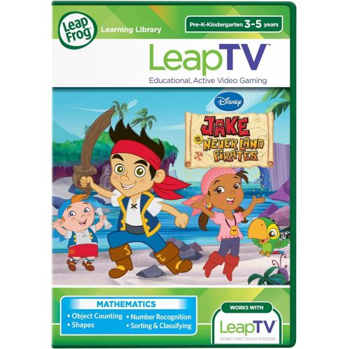  [아마존베스트]LeapFrog LeapTV Disney Jake and The Never Land Pirates Educational, Active Video Game