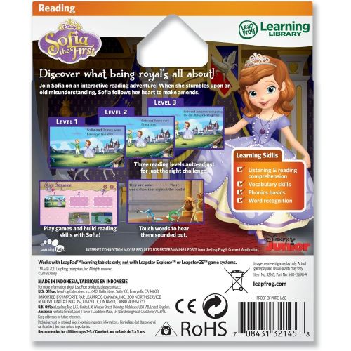  [아마존베스트]LeapFrog Disney Sofia The First Sofias New Friends Interactive Storybook (for LeapPad Tablets)