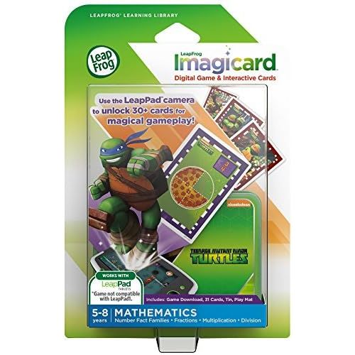  [아마존베스트]LeapFrog Teenage Mutant Ninja Turtles Imagicard Learning Game (Works With: LeapPad Platinum, LeapPad Ultra, LeapPad2, LeapPad3)