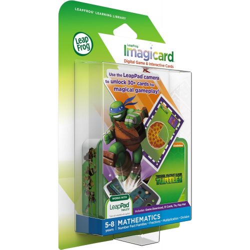  [아마존베스트]LeapFrog Teenage Mutant Ninja Turtles Imagicard Learning Game (Works With: LeapPad Platinum, LeapPad Ultra, LeapPad2, LeapPad3)