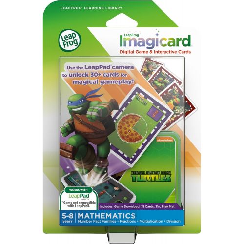  [아마존베스트]LeapFrog Teenage Mutant Ninja Turtles Imagicard Learning Game (Works With: LeapPad Platinum, LeapPad Ultra, LeapPad2, LeapPad3)