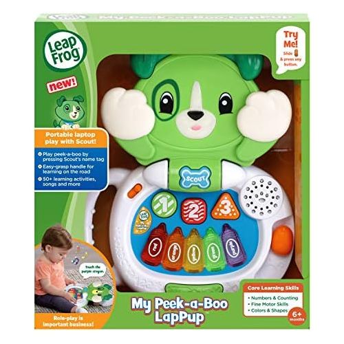  [아마존베스트]LeapFrog My Peek-a-Boo LapPup, Scout