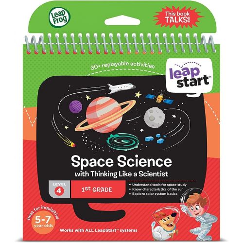  [아마존베스트]LeapFrog LeapStart 1st Grade Activity Book: Space Science and Thinking Like a Scientist (Requires LeapStart System)