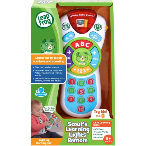  [아마존베스트]LeapFrog Scouts Learning Lights Remote Deluxe, Green