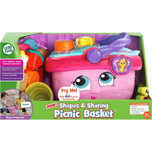  [아마존베스트]LeapFrog Shapes & Sharing Picnic Basket, Pink