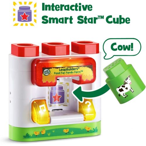  [아마존베스트]LeapFrog LeapBuilders Food Fun Family Farm, Multicolor