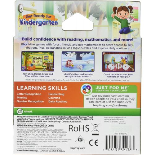  [아마존베스트]LeapFrog Learning Game: Get Ready for Kindergarten (for LeapPad Ultra, LeapPad1, LeapPad2, Leapster Explorer, LeapsterGS Explorer)