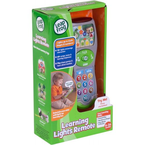  LeapFrog Scouts Learning Lights Remote, Great Gift For Kids, Toddlers, Toy for Boys and Girls, Ages Infant, 1, 2, 3