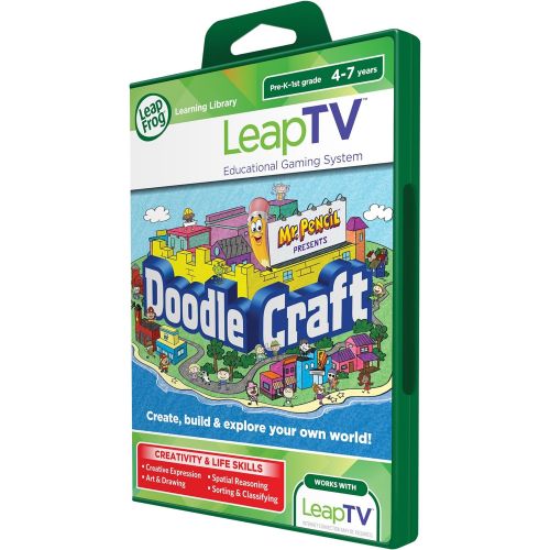  LeapFrog LeapTV Doodlecraft starring Mr. Pencil Educational, Active Video