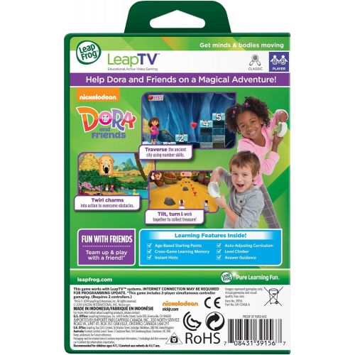  LeapFrog LeapTV Nickelodeon Dora and Friends Educational, Active Video Game