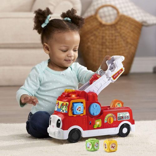  LeapFrog Tumbling Blocks Fire Truck, Red