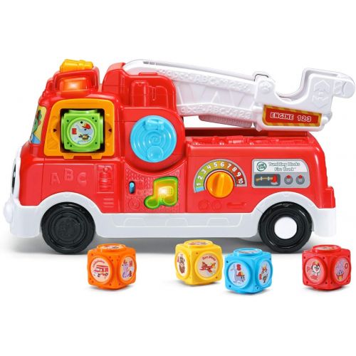  LeapFrog Tumbling Blocks Fire Truck, Red