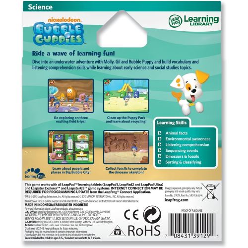  LeapFrog Learning Game: Bubble Guppies