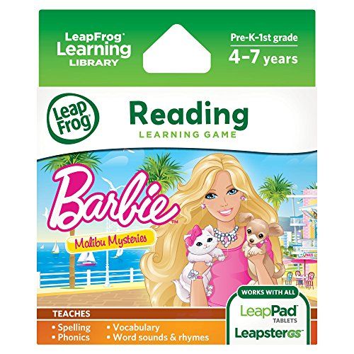  LeapFrog Learning Game: Barbie Malibu Mysteries (for LeapPad Tablets and LeapsterGS)