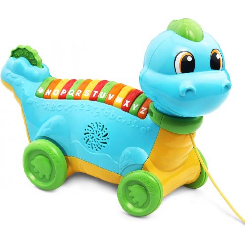  LeapFrog Lettersaurus Alphabet Pull Toy, Teal