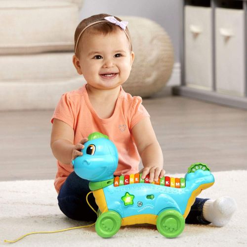  LeapFrog Lettersaurus Alphabet Pull Toy, Teal