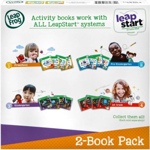  LeapFrog Leapstart Preschool Activity Book Bundle with ABC, Shapes & Colors, Level 1