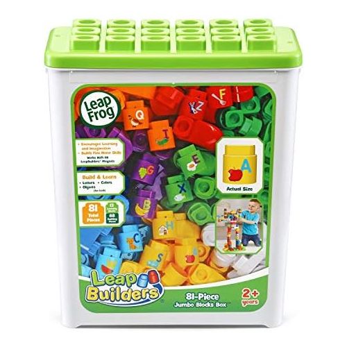  LeapFrog LeapBuilders 81-Piece Jumbo Blocks Box