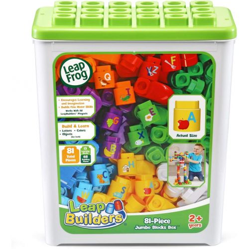  LeapFrog LeapBuilders 81-Piece Jumbo Blocks Box