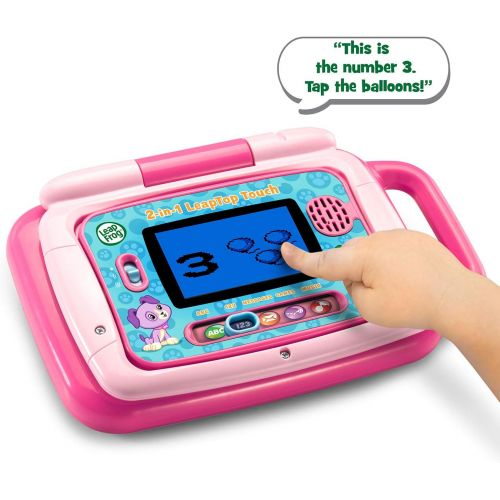  LeapFrog 2-in-1 LeapTop Touch, Pink