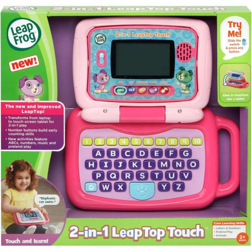  LeapFrog 2-in-1 LeapTop Touch, Pink