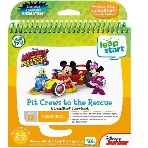  LeapFrog LeapStart 3D Mickey and the Roadster Racers Book